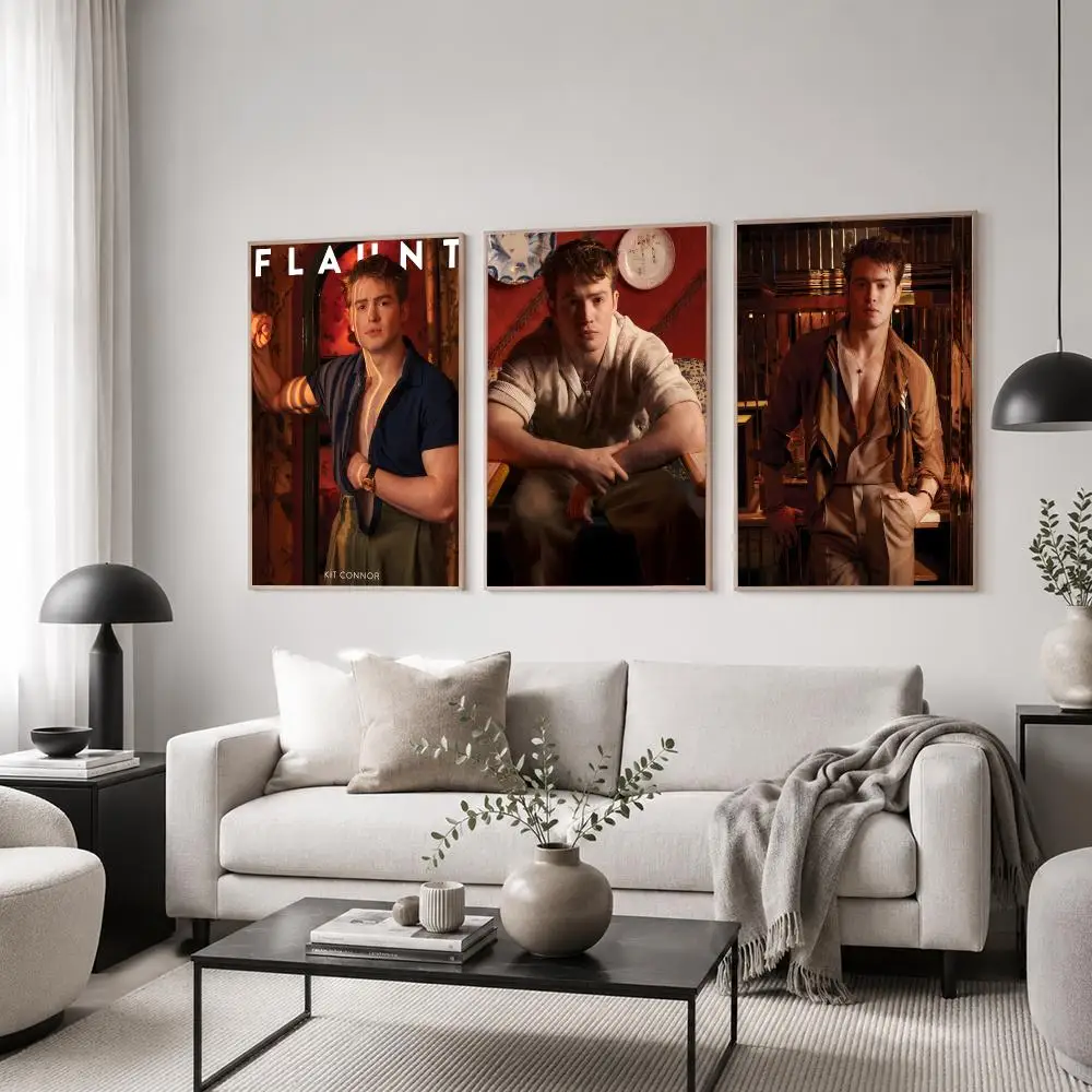 actor Kit Connor Poster Classic Poster HD Art Sticky Wall Waterproof Home Living Room Bedroom Bar Aesthetic Decoration