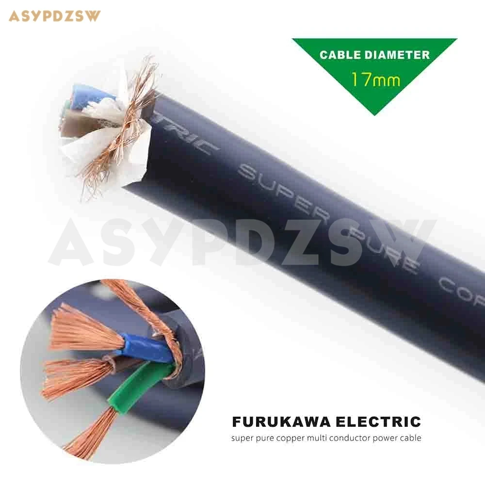 1M HIFI FURUKAWA ELECTRIC 99.999% Super pure copper multi conductor power cable