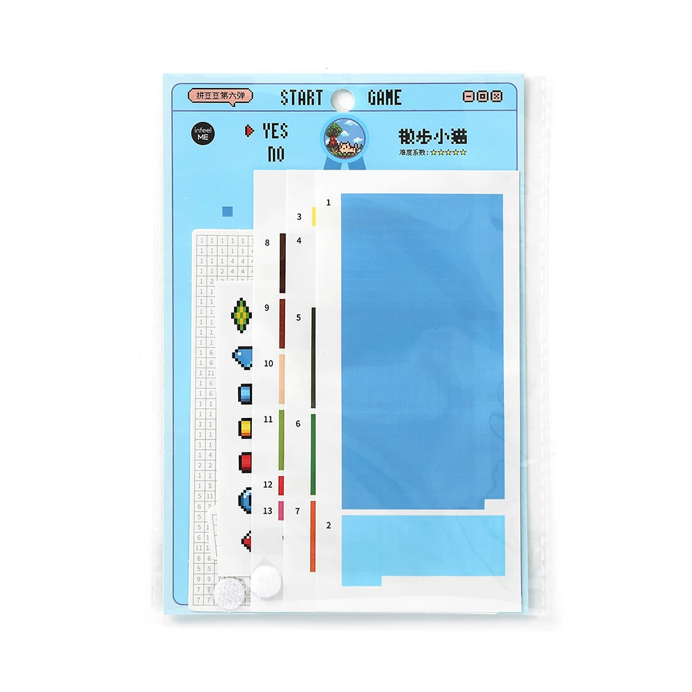 بطاقة عاشق 6 قطعة [سلسلة Bead Beans 6.0] بسيط اشي الخريف نزهة الدب المشي القط المجلات كتاب ملصقات سكرابوكينغ