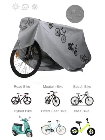 Bicycle Gear Waterproof Raincover Bike Cover Outdoor Sunshine Cover MTB Bicycle Case Cover Bike Gear Bike Accessories