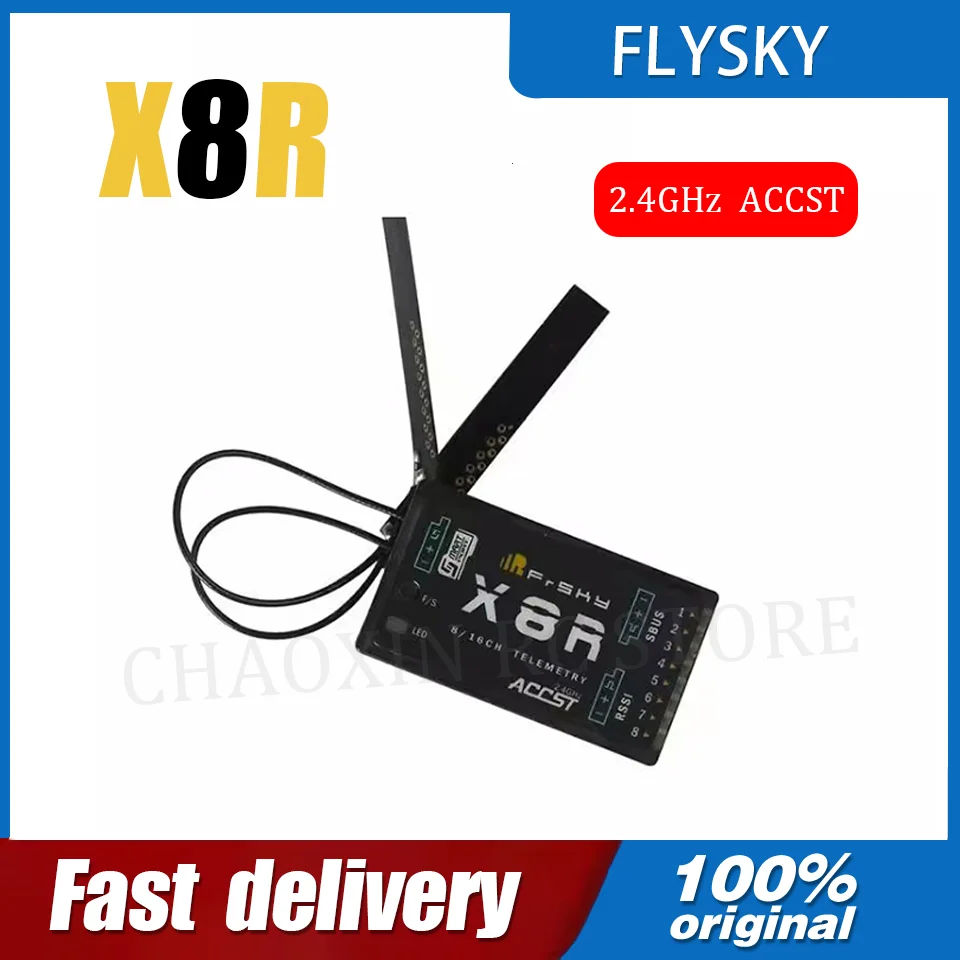 FrSky X8R 8/16Ch S.BUS ACCST Telemetry Receiver W/Smart Port Compatible Taranis X9D XJT For RC Quadcopter Multicopter