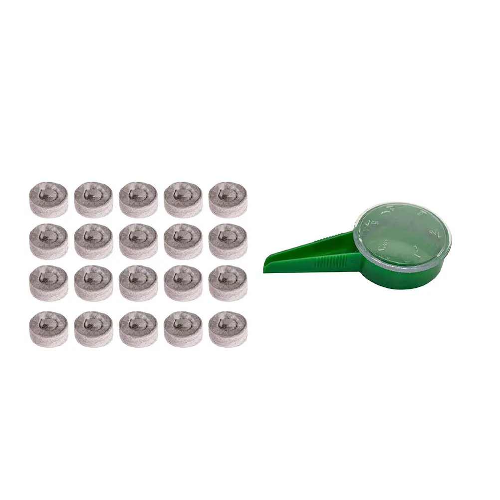 

50 Peat Pellets Nursery Nutrient Plant Fiber Seeds Starter Blocks for Balcony Vegetables Flowers Gardening Supplies Water