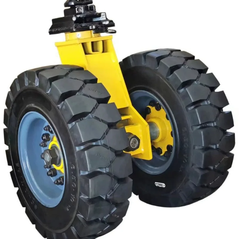 16 Inch Heavy Load Solid Rubber Caster Super Heavy Duty Universal Wheel Container Industrial Mobile Transport Roller Wheel