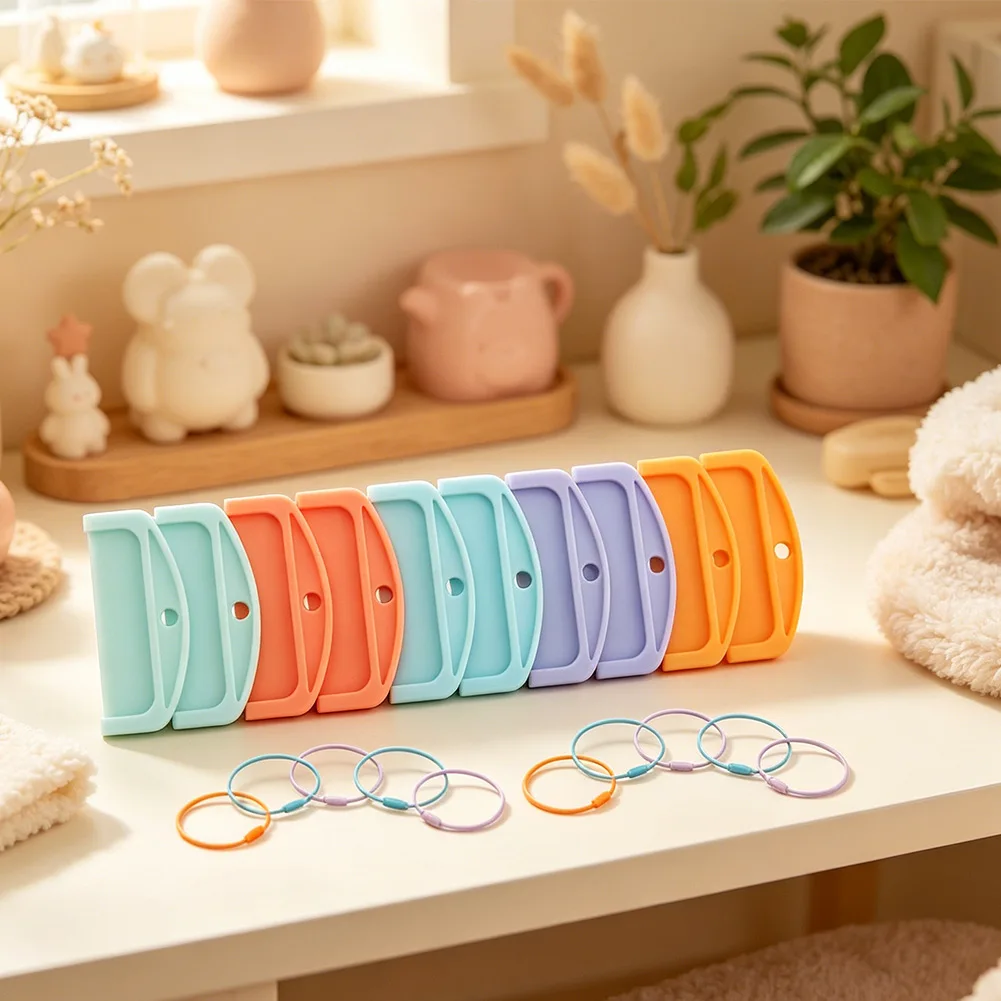 ABS-Based Card Holder For Yoto With 10 Ring Loops Optimized For Audio Story Card Sorting Mobility-Focused Daily Easy To Use