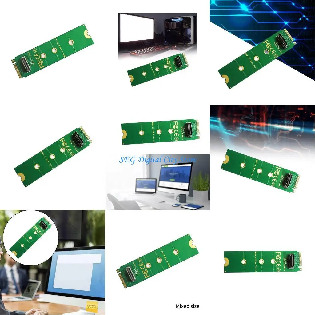 

U75B Nvme M.2 Ngff interfaces To Oculink Sff-8611 Adapter Card Without Cable 8x2.2cm