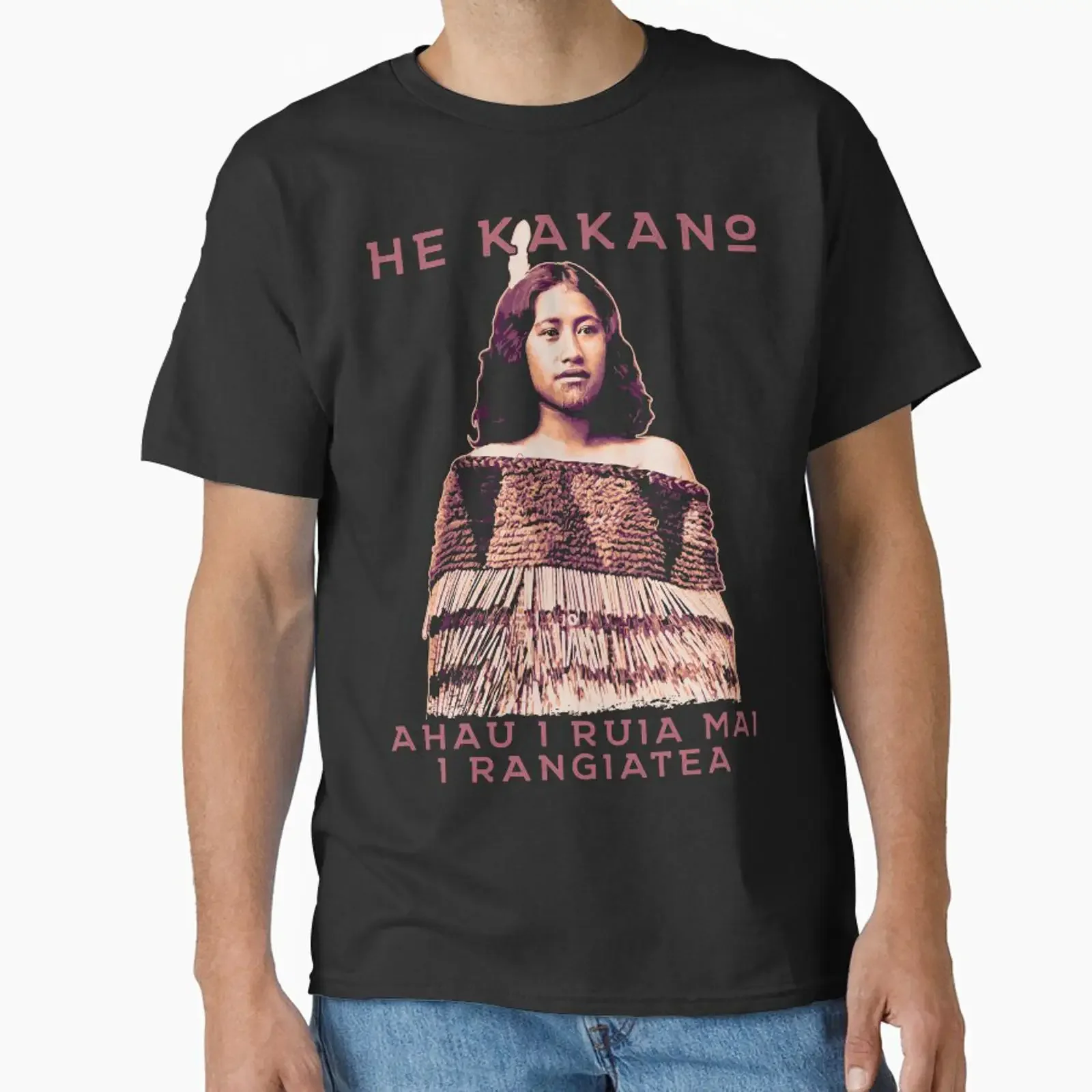 Maori Language Proverb Rangiatea Traditional Vintage Costume Portrait Classic T Shirt vintage Washed designer clothes Stylish