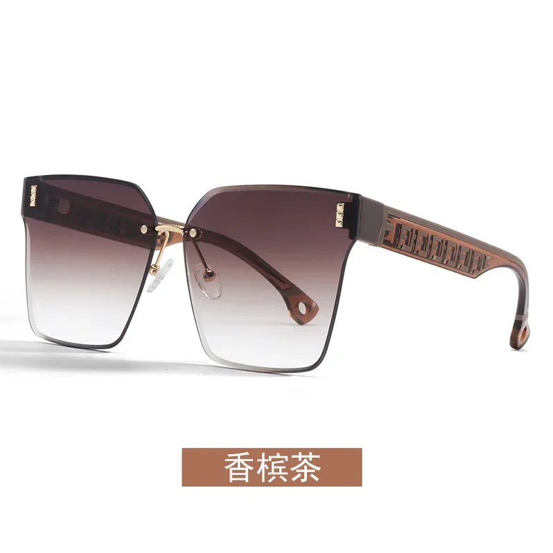 2023 New Square Plorized Sunglasses Women Brand Simple Letter Cool Sun Glasses Vintage Eyewear Men UV400 Girls Oculos De Sol