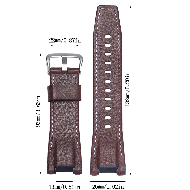 Leather Watch Band Suitable For Casio GST-B210 GST-B100 S130 W300GL 400G W330 GST-W120 Men Rubber Strap Watch accessories