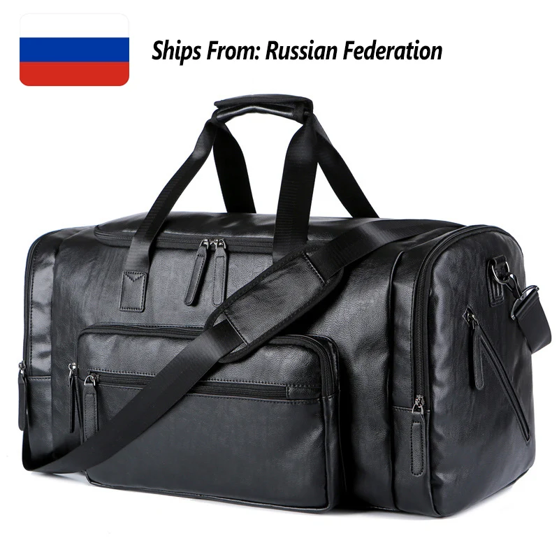 Waterproof Sports Bags For Men Women Tour Travel Handbags PU Leather Shoulder Gym Duffle Bag bolsas deportivas X245C