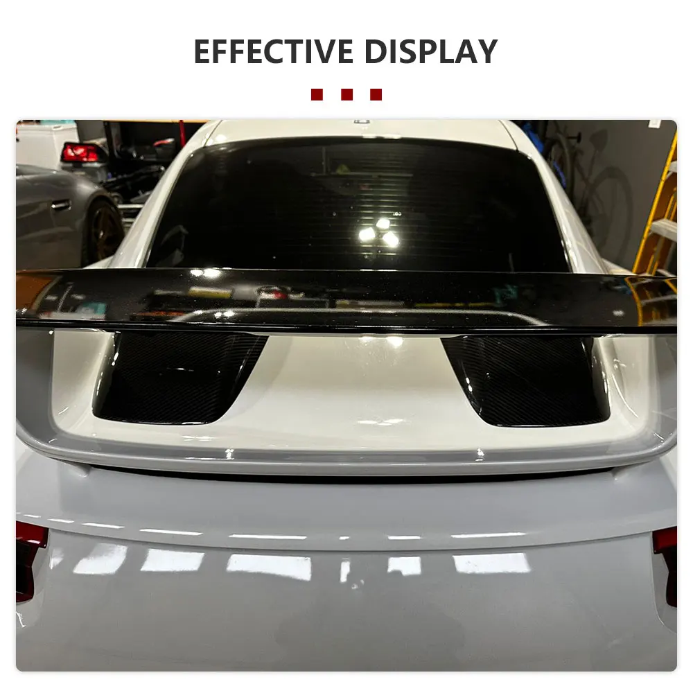

Prepreg DRY CARBON Car Rear Air Vent For Porsche 911 991 GT3 Coupe 2017-2018 Rear Trunk Intake Vent Cover Trim Racing Body Kits