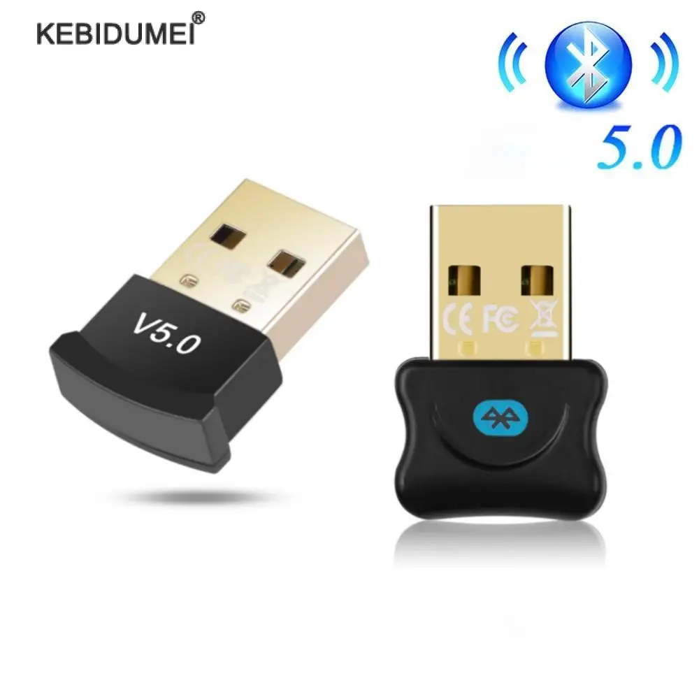 USB Adapter Bluetooth 5.0 Transmitter Bluetooth Dongle Bluetooth Receiver Audio Wireless USB Adapter for Computer PC Laptop