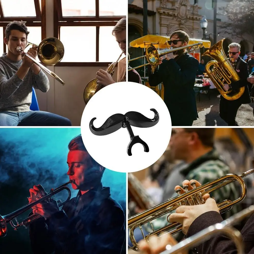 Humorous Trombone Clip On Mustache Euphonium Accessory Trombone Gear Trombone Accessories Convenient Multipurpose