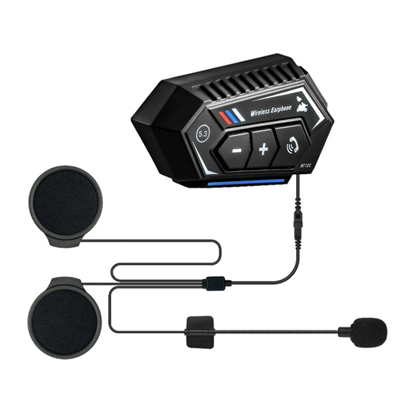 

Auriculares De Motocicleta Мото наушники с автоматическим ответами и поддержкой Bluetooth-гарнитуры для мотоцикла BT12C