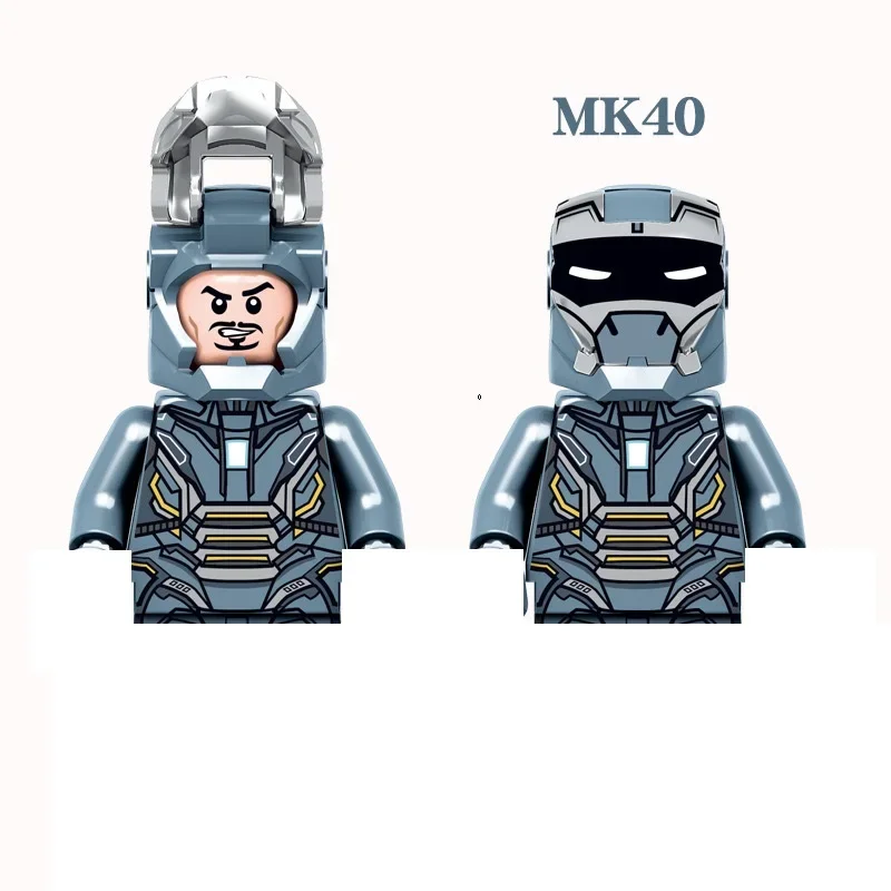 Mini Marvel Superhero Building blocks MK Series Multiple Styles Iron Man Assembled Dolls Children's Birthday Party Toy Gifts - Image 6