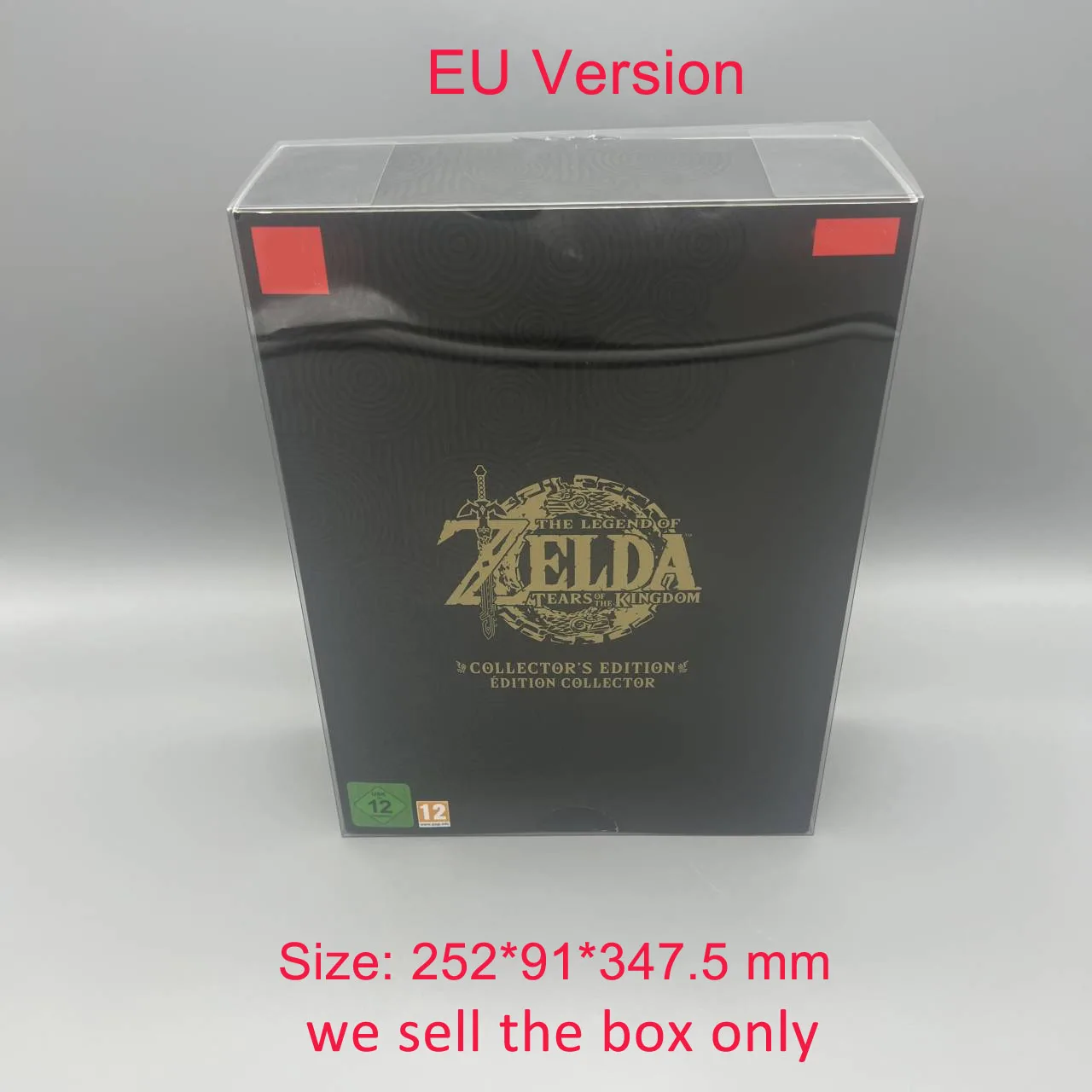 Transparent PET Cover Box For Switch NS for Tears of  Kingdom Collector's Edition Version Game Storag