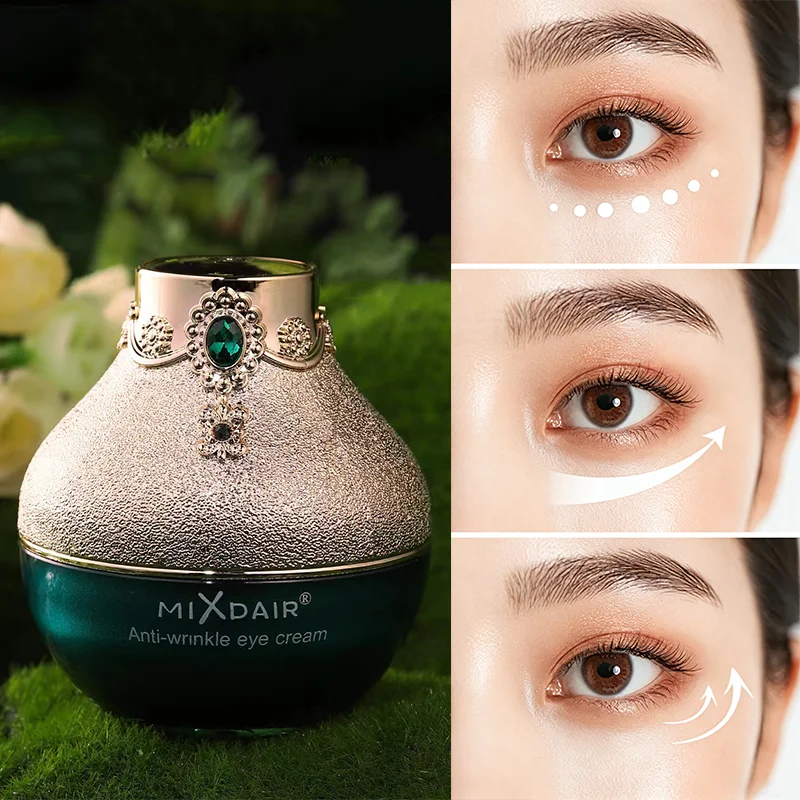 Crema para ojos antiarrugas refrescante y baja en grasas de 50 g: cuidado ligero de la piel, hidrata rápidamente, atenúa las líneas finas, ilumina la piel