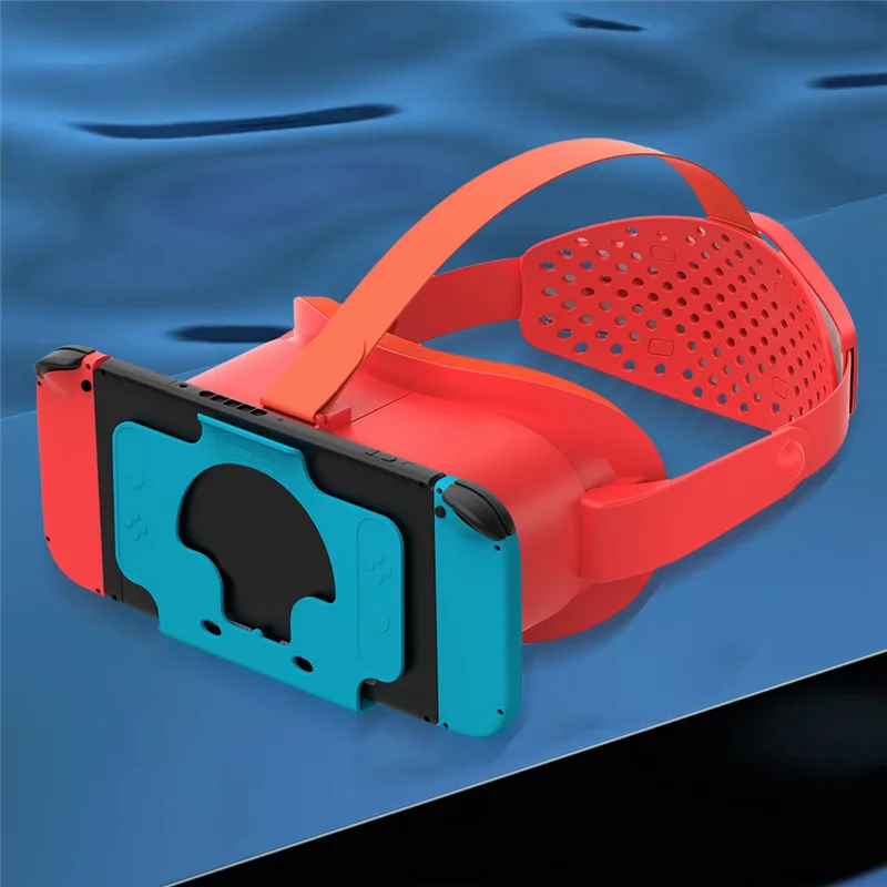 

Очки-гарнитуры VR для переключателя и переключателя OLED 3D VR, очки-гарнитуры для шлема с регулируемым ремешком для линз