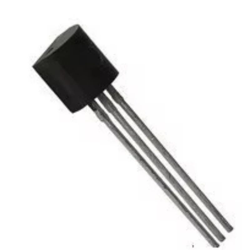 New DS18B20, packaged in TO-92, with straight insertion.