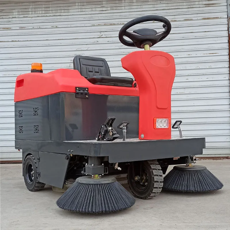 Compact Street Sweeper Electric Truck Mounted Small Road Sweeper Zero Turn Forklift Mounted Sweeper Parking Lot Customized