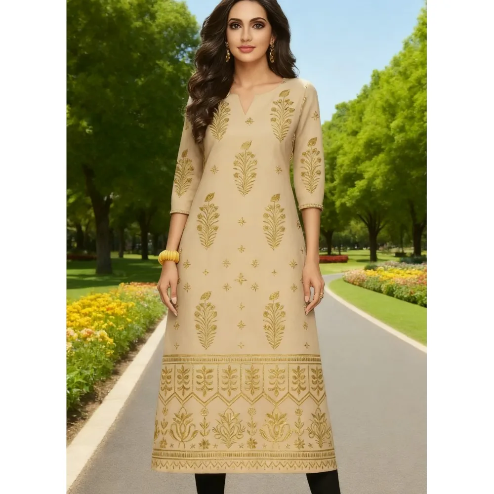 فستان كورت نسائي عصري وأنيق بأكمام طويلة وأنبوب مستقيم كاجوال برقبة دائرية ونمط رداء تقليدي أرابي #5