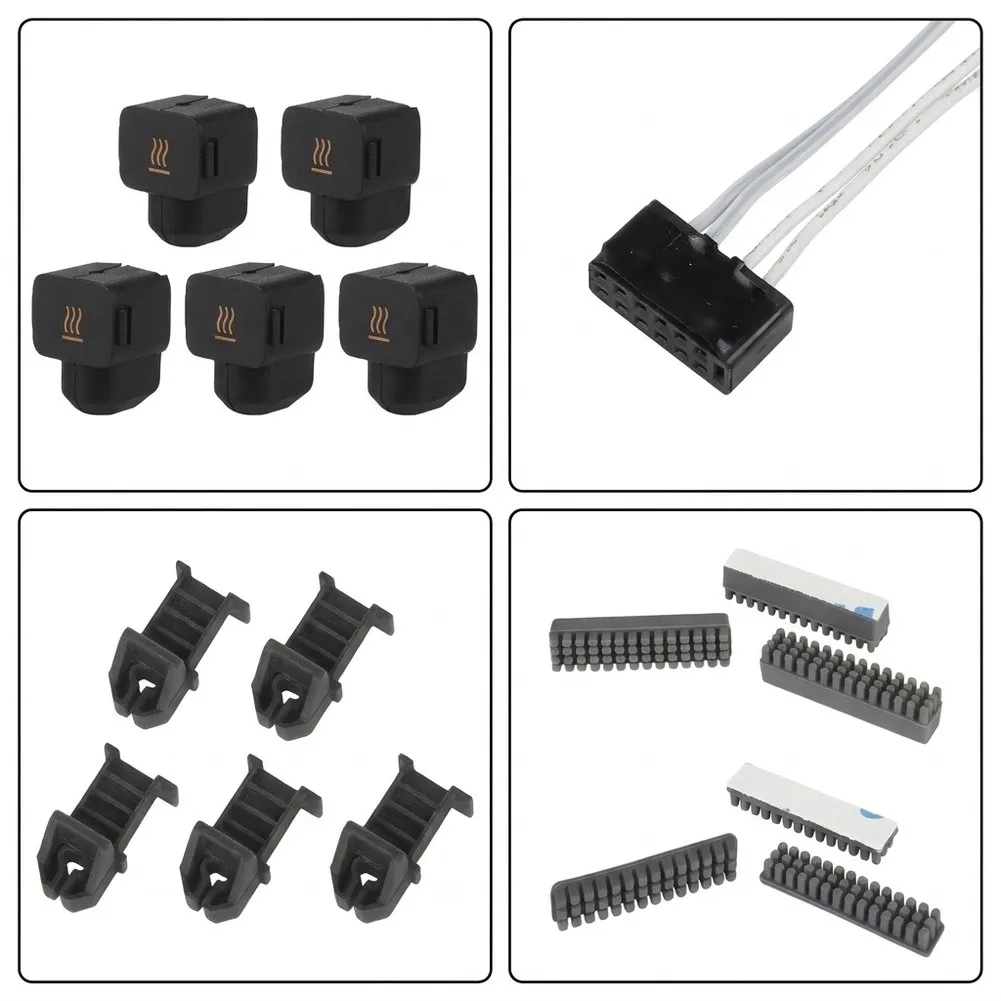18pcs Print Head Maintenance Kit Silicone Brush Cover Pad Thermistor 24V 80W Plate Grease For A1 And For Mini For 3D Printer