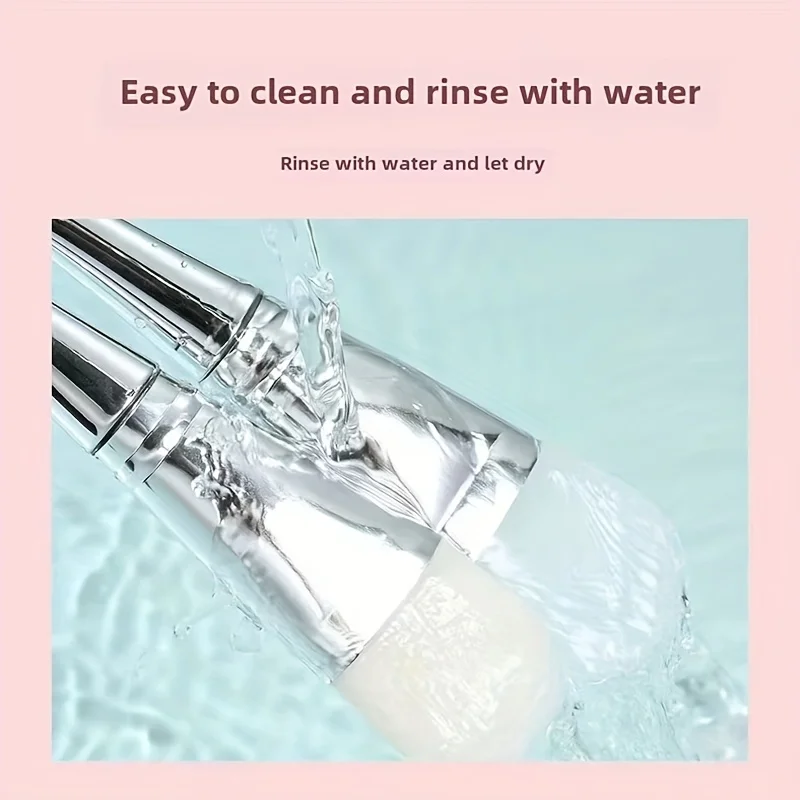 Pincel de maquillaje y máscara de doble punta, aplicador facial profesional para aplicación y herramienta de limpieza de mascarillas de arcilla