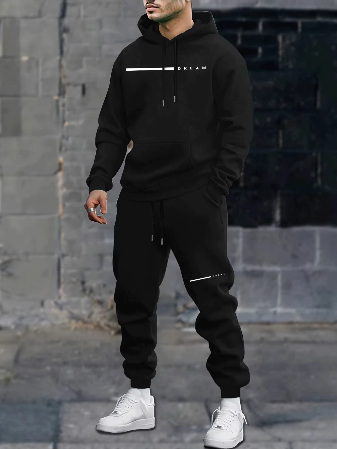 2026 2026 New Men's Autumn-Winter Casual Loose Couple Hoodie Set, Fashion Hoodie with Long Pants Set Fashionable sports outfit - Aliexpress Deal