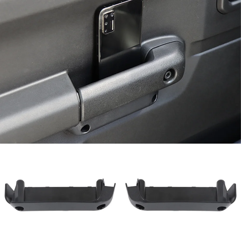 Porta lateral do carro pega alça caixa de armazenamento de apoio de braço estiva organizador bandeja para suzuki jimny 2019-2025 acessórios interiores
