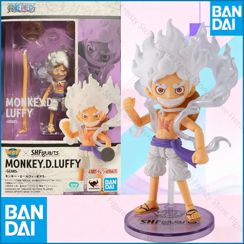 

Spot SaleEn Stock, BANDAI Caja Original WCT S.H.Figuarts MONKEY.D.LUFFY GEAR5 SHF Figura Acción, Molo Juguete, Regalo para Niñ