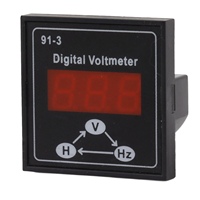 91 3 Digital Voltmeter for Gasoline Diesel Generator Set Accessories 220V 380V Single Phase 3 Phase Voltage Meter Home Tool