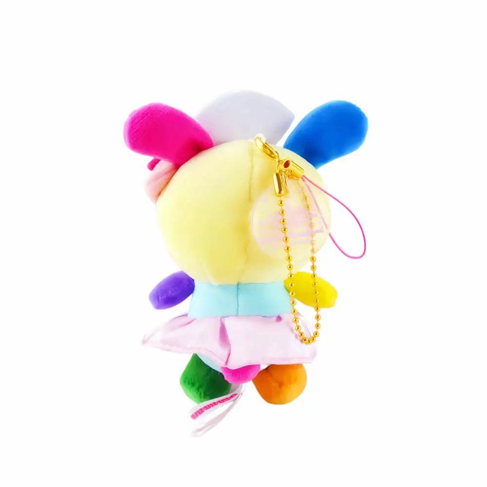Japonais Sanrio Usahana Rainbow Park peluche poupée dessin animé créatif sac à dos pendentif douce fille porte-clés en peluche jouet cadeau d'anniversaire