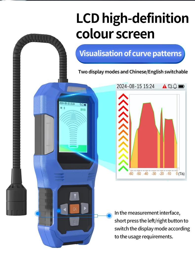 Rilevatore di perdite di gas refrigerante freon FLA-BDT20 Condizionatore d'aria HVAC R134a R410a R407C R417A R404A R507 R23 R508A R508 R454B