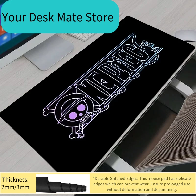 

leather Mouse Pad Computer Laptop Keyboard Mouse Mat Japan Game Anime One Piece Mousepad Keyboards Gamers Decoracion Desk Mat