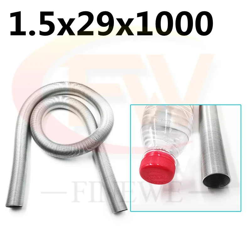 Wire 1.5mm OD 28-38MM Length 1M Bending Catheter Protective  Hose Spring Long Flexible Galvanized Steel Compression Spring