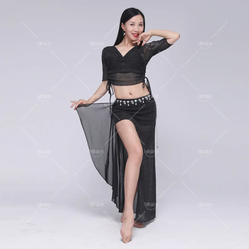 Belly Dance Long Skirt Set Fashion Dress Stage Dance Suit Carnaval Disfraces Adults Sexy Costume Danse Fantasia Fada Adulta 2023