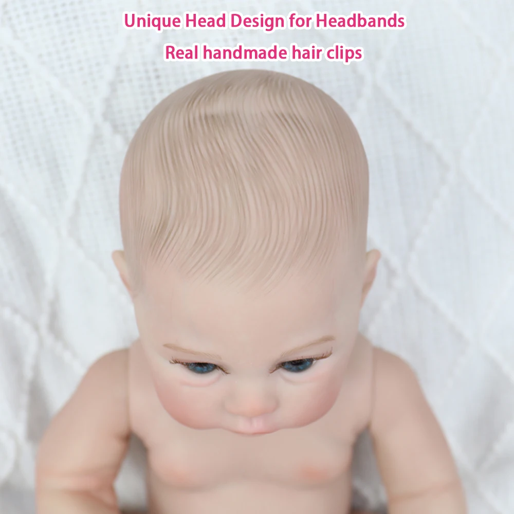 18 inch realistische herboren babypop tweeling weide full body siliconen vinyl al geschilderd collectible kunstpop speelgoed kerstcadeaus