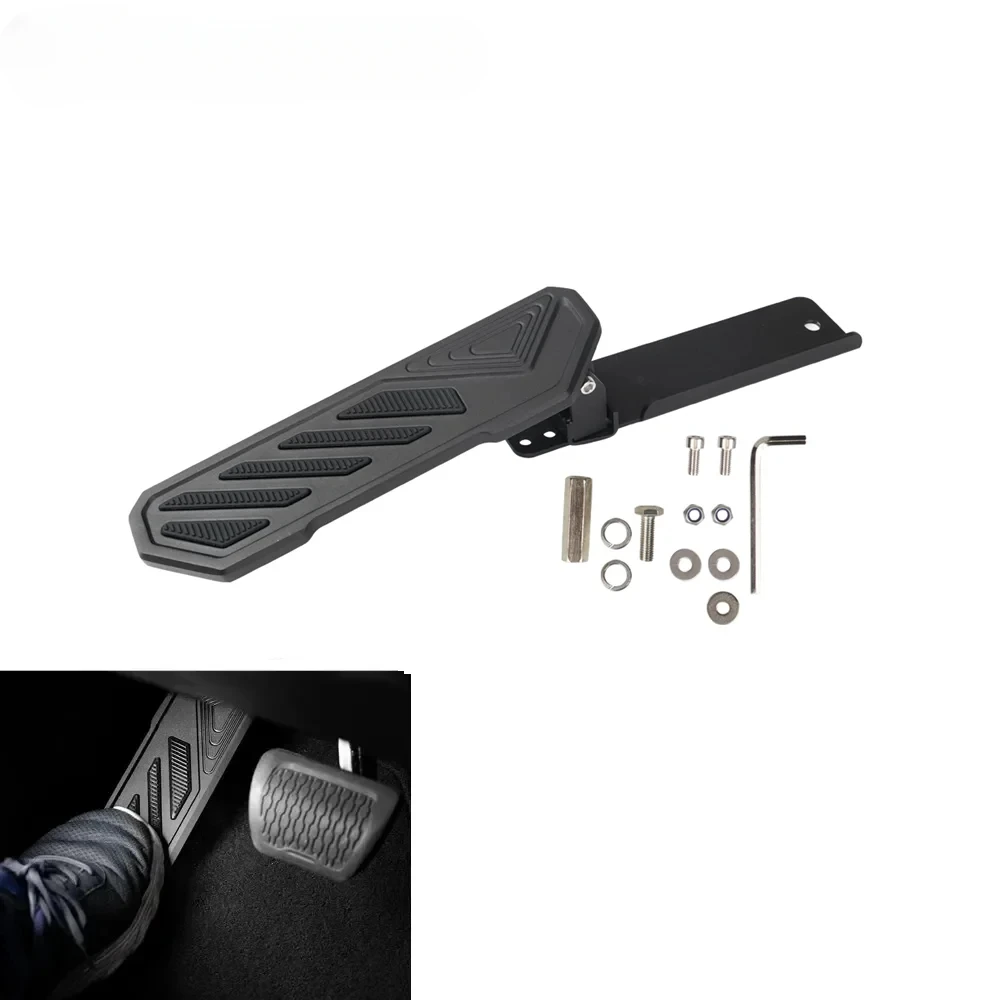 

Dead Pedal Driver Foot Rest Left Side Kick Panel For 2018-2022 Jeep Wrangler JL JLU 4XE For Gladiator JT Anti-Slip Black