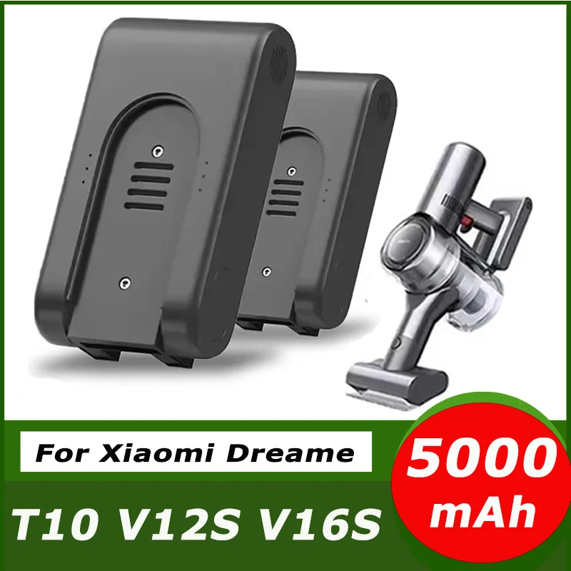 25.2V T10 T20 V12S V16S R10pro Vacuum Cleaner Battery 5000mAh for Xiaomi Dreame Vacuum Cleaner Replacement Lithium Battery