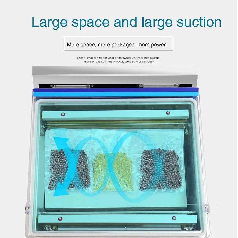 Przechowywanie żywności pakowarka próżniowe wielofunkcyjny inteligentny System sterowanie komputerowe maszyna do zgrzewania próżniowego