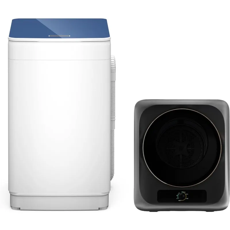 

Zynkez Комбинированная стиральная машина 18 фунтов и сушилка 10 фунтов, полностью автоматический портативный набор для стирки с 7 программами стирки, 5 сухих режимов