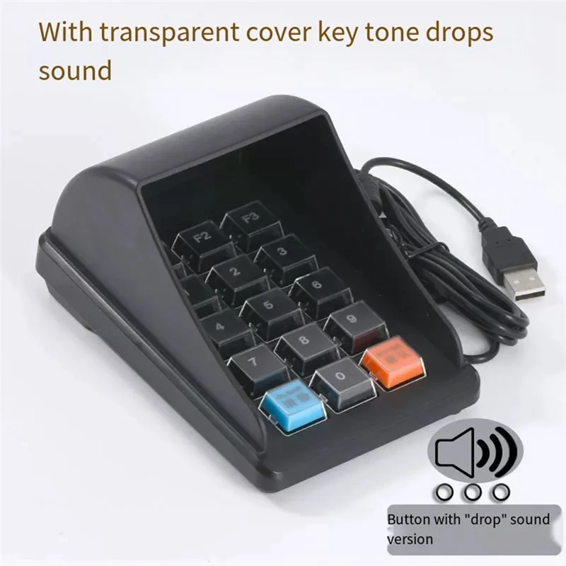 

AA01-Новая A600 USB 15-клавишная клавиатура с паролем и звуковым сигналом Plug & Play, подходит для входа пароля POS-системы