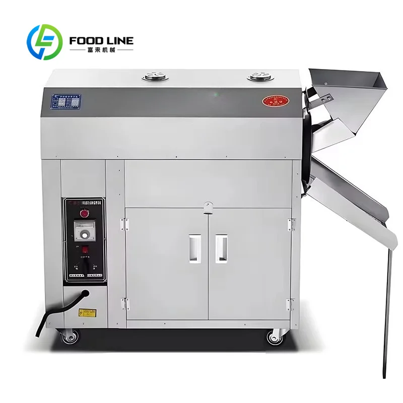 Custom Square Tumble Baking Machine Heavy Duty Drum Roaster for Peanuts Almonds Bulk Order Contact Us For Price