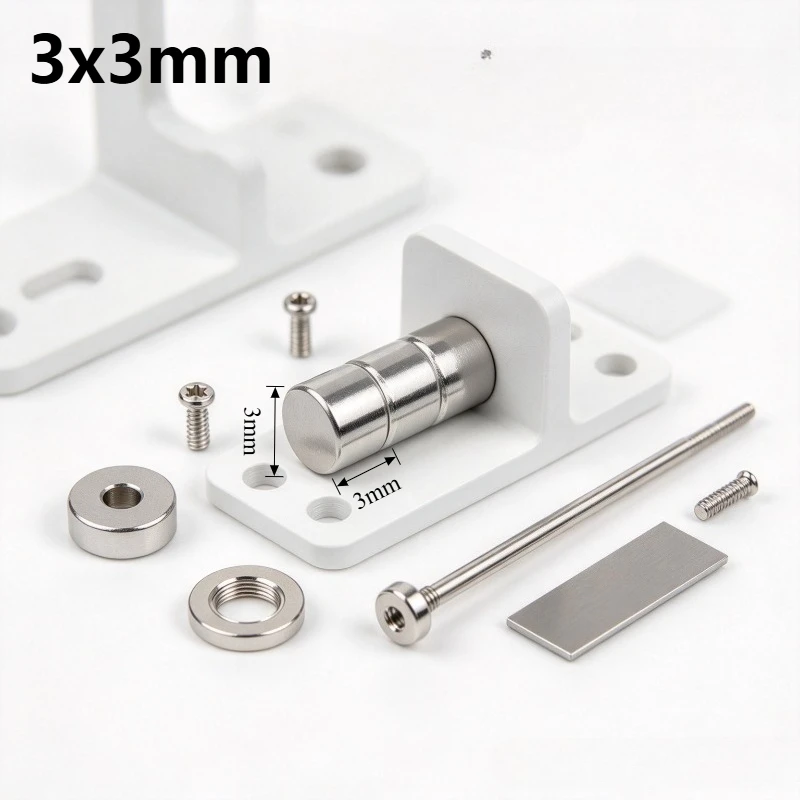 3x3mm N35 Small Round Disc Neodymium Magnet Bulk 50-2000PCS for Model Making DIY Fridge