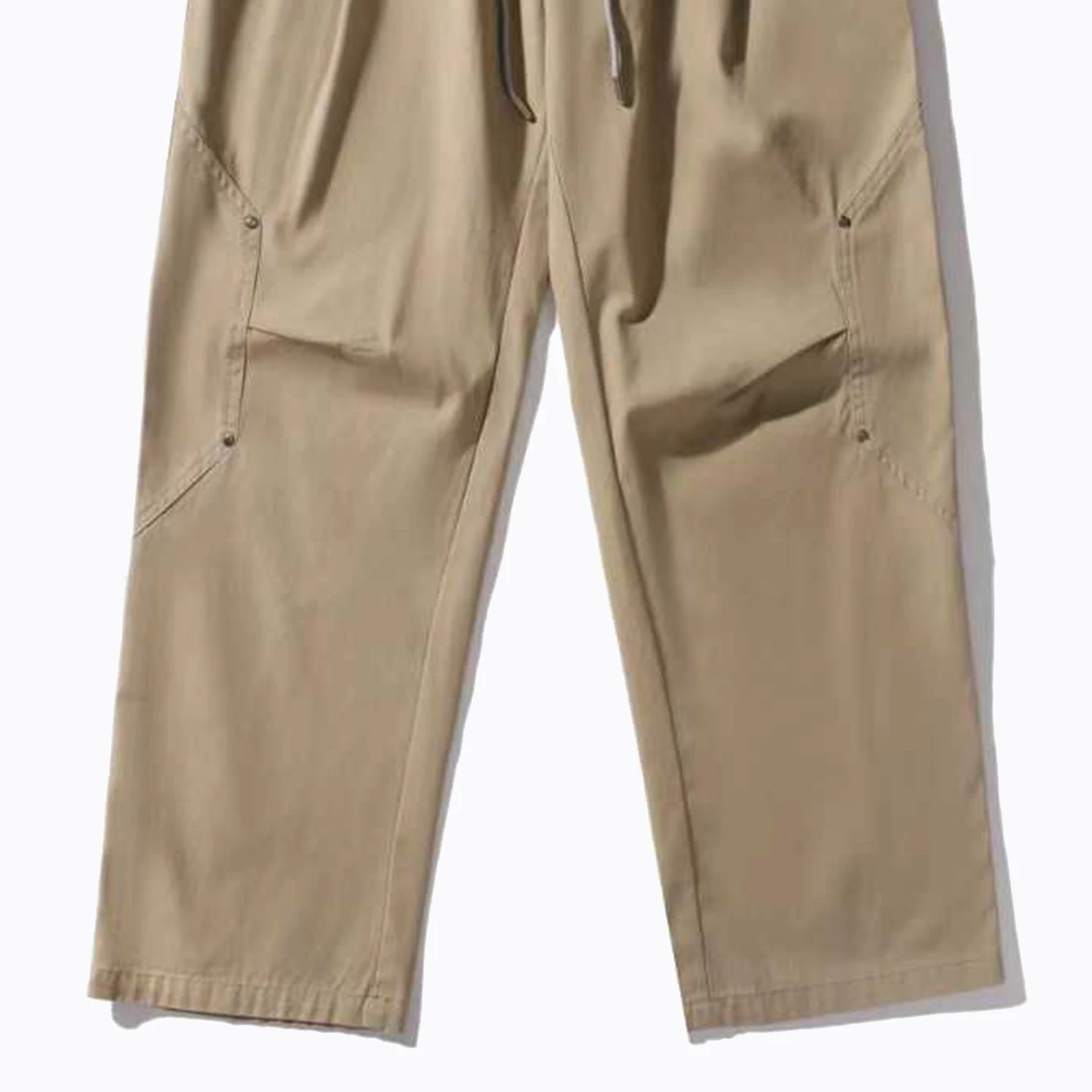 

Повседневные однотонные универсальные длинные брюки для пригородных поездок, рабочая одежда, брюки для мужчин, осень 2024, новинка Sle Z, свободная посадка, другой материал