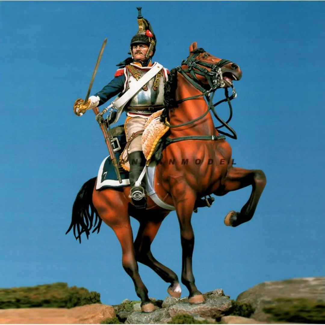 

1/18 Scale 90mm Resin Figure Dragon knight Assemble Model Kit Unassembled Unpainted 3D printing toy 237