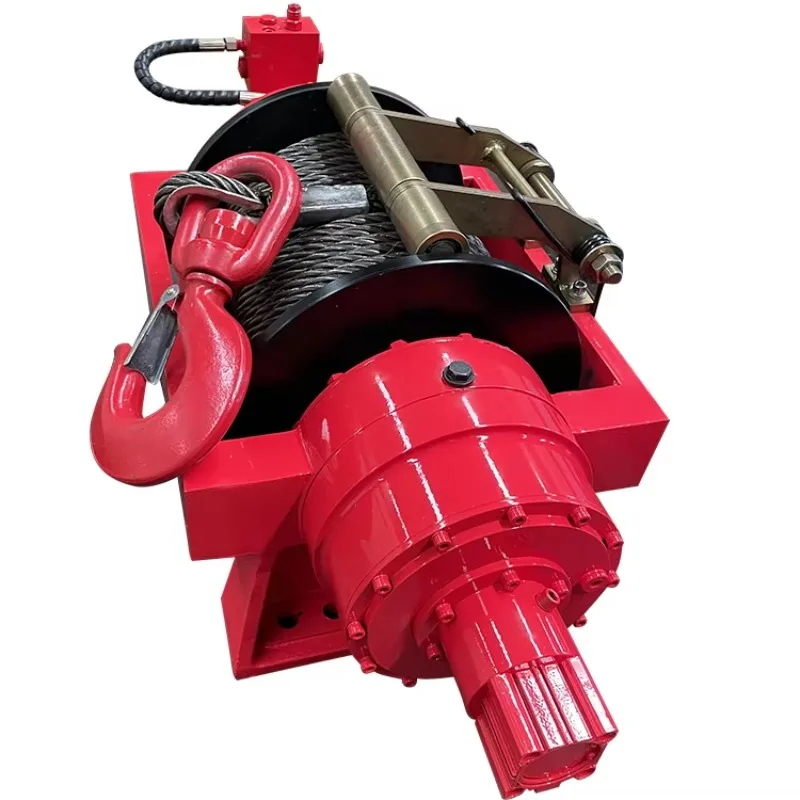 

8ton 10 Ton 15ton 20ton 25ton 30ton 20000 Lbs Hydraulic Winch Cable Pulling Winch for Recovery Truck Crane