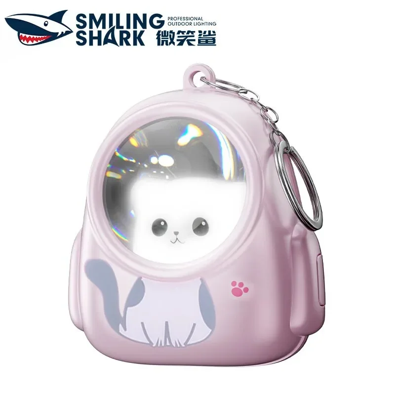 Mini Kitten Keychain Lamp Portable Small Gift Pendant Lamp