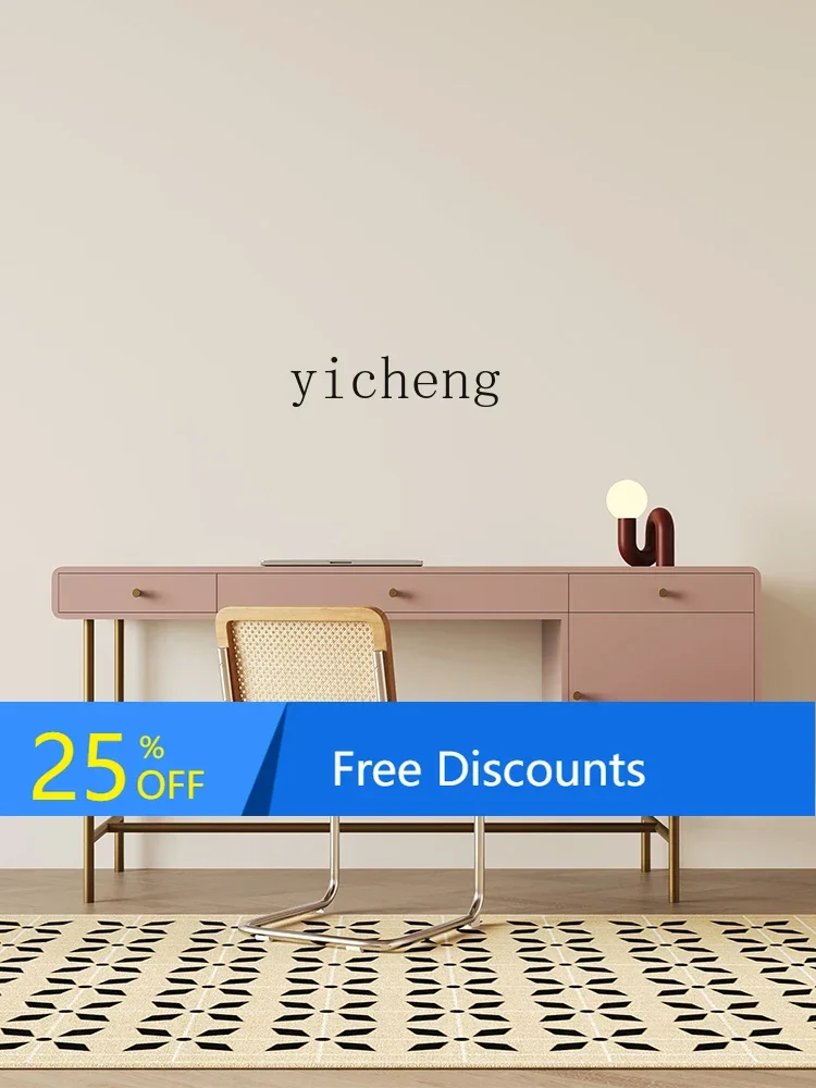 

LYY Mid-Ancient Color Desk Modern Minimalist Desk Computer Desk Italian Home Office Table Table