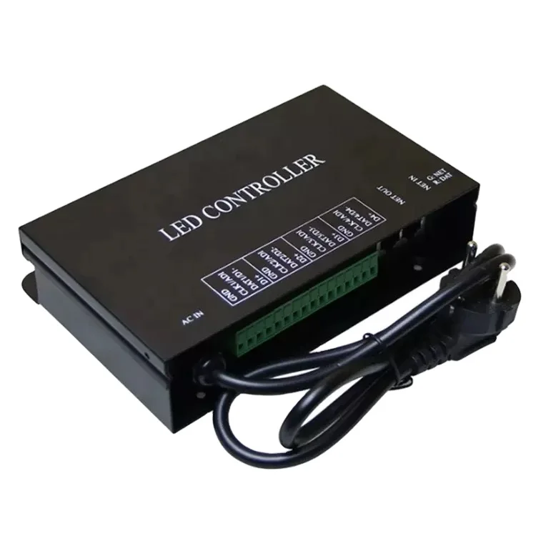 

H802RA 4 Ports Output Controller RGB RGBW Pixel Ethernet DMX Support DMX512 UCS512 UCS1903 WS2811 SK6812 APA102