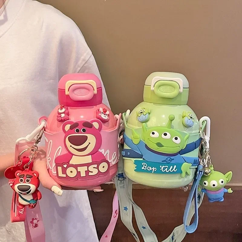 

Toy Story Buzz Lightyear Lotso Alien New Cute Creative Cartoon Pattern New Large Capacity Stainless Steel Insulated Water Cup